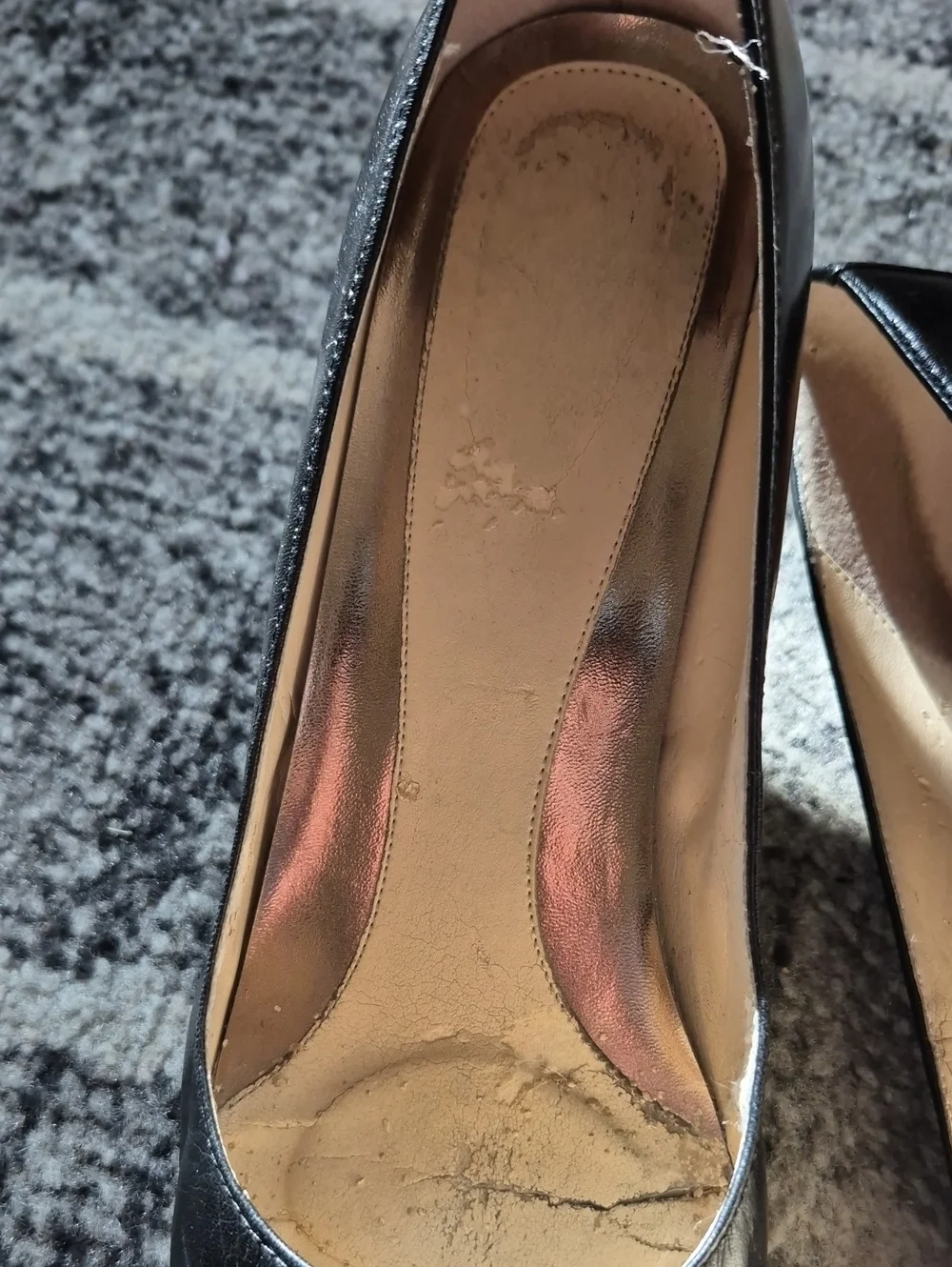 Calvin Klein Black Pointed-Toe Pumps
